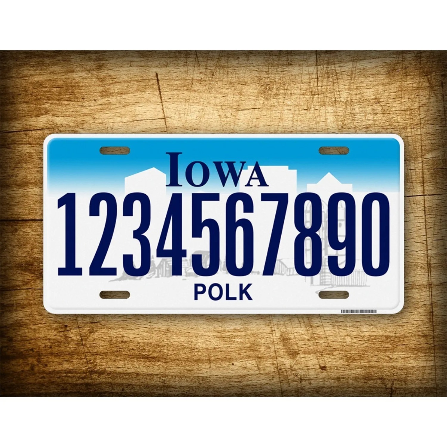 Vintage Collectible Signs - Personalized Iowa Vintage Metal Sign Decorative