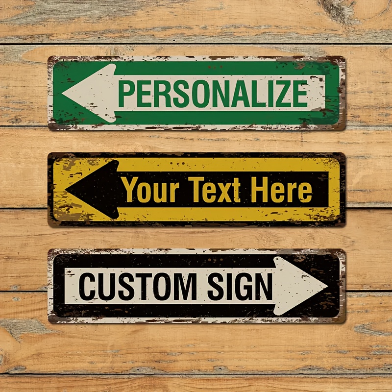 Vintage Collectible Signs - 1PC Vintage Metal Tin Sign Street