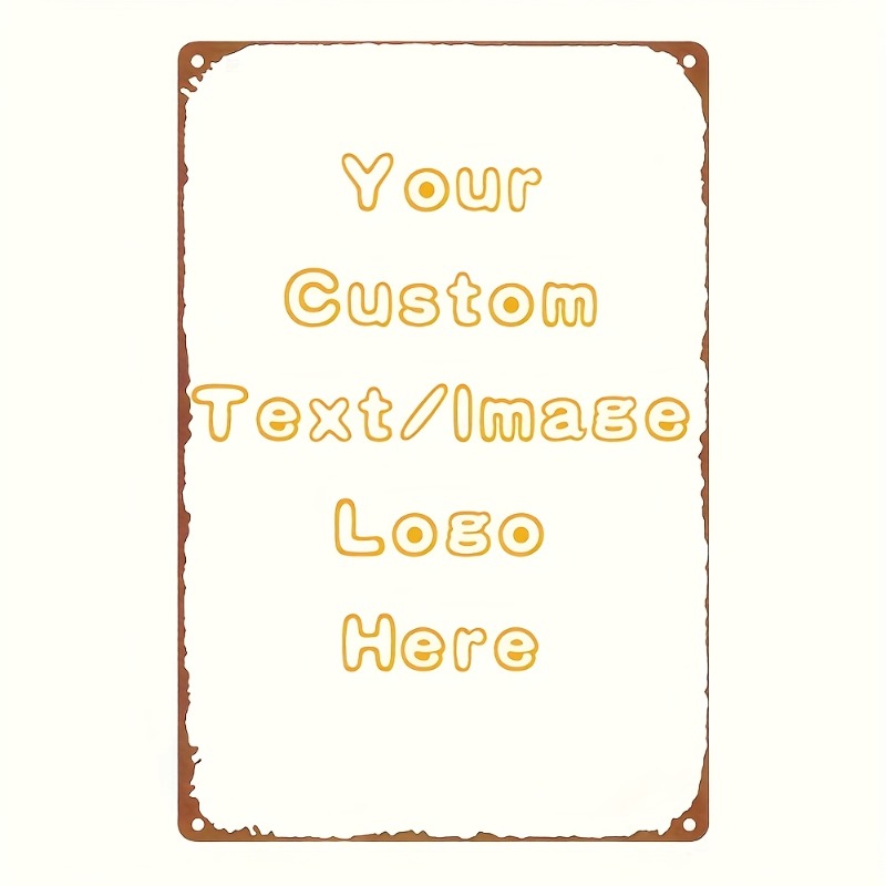 Custom Rectangular Wall Hangin - Vintage Collectible Signs recension och pris