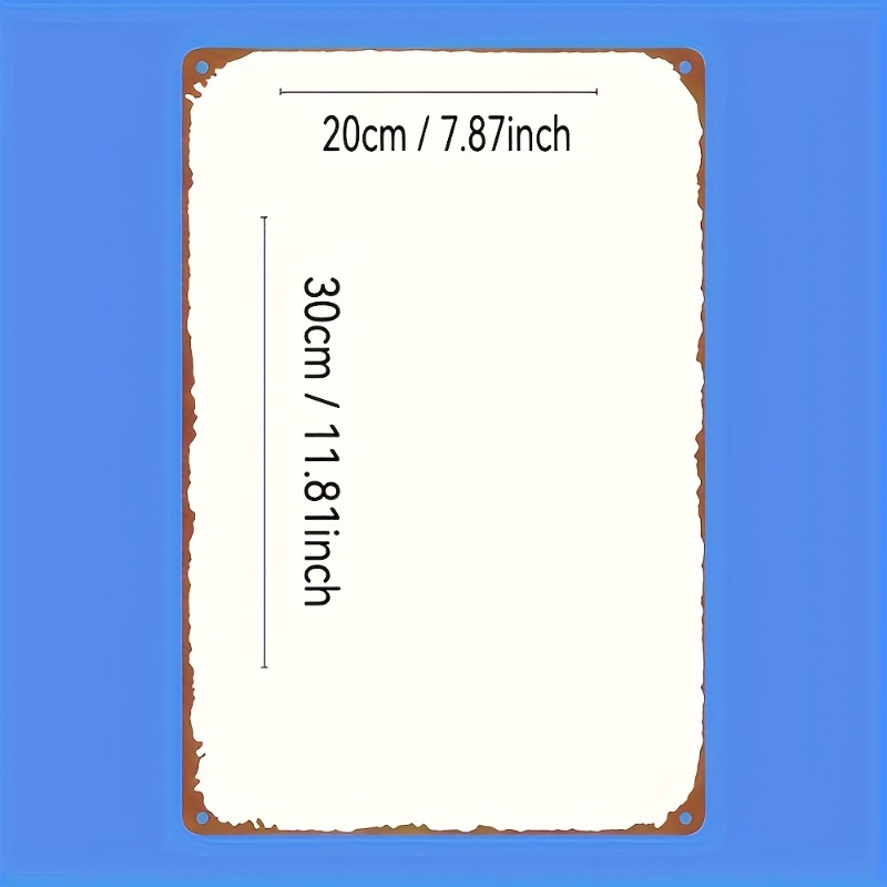 Custom Rectangular Wall Hangin - Vintage Collectible Signs recension och pris
