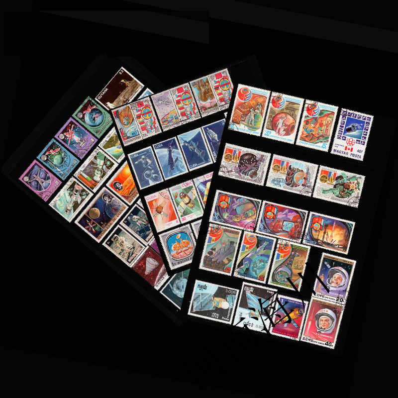 100 Different Outer Space Stam - Collectible Vintage Postage Stamps recension och pris