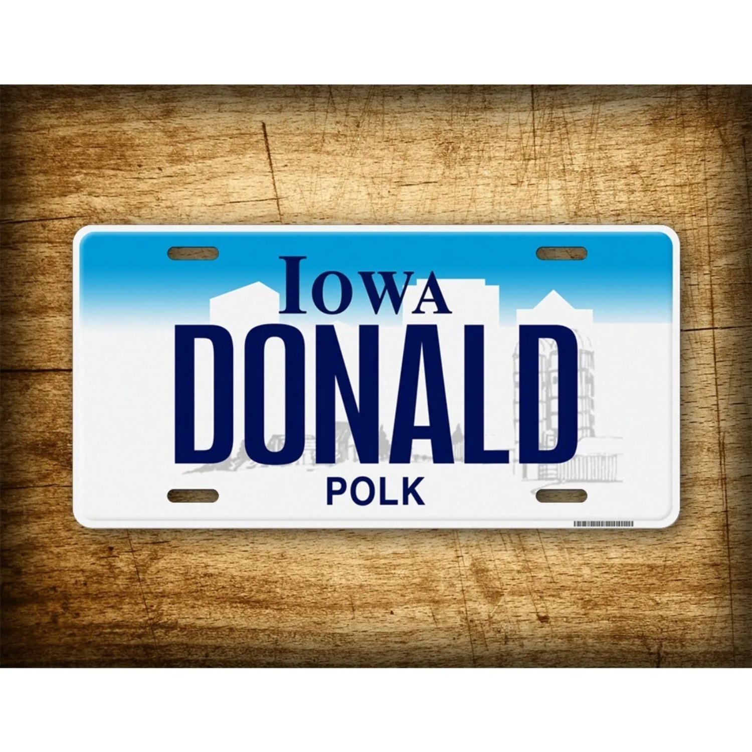 Personalized Iowa Vintage Meta - Vintage Collectible Signs recension och pris