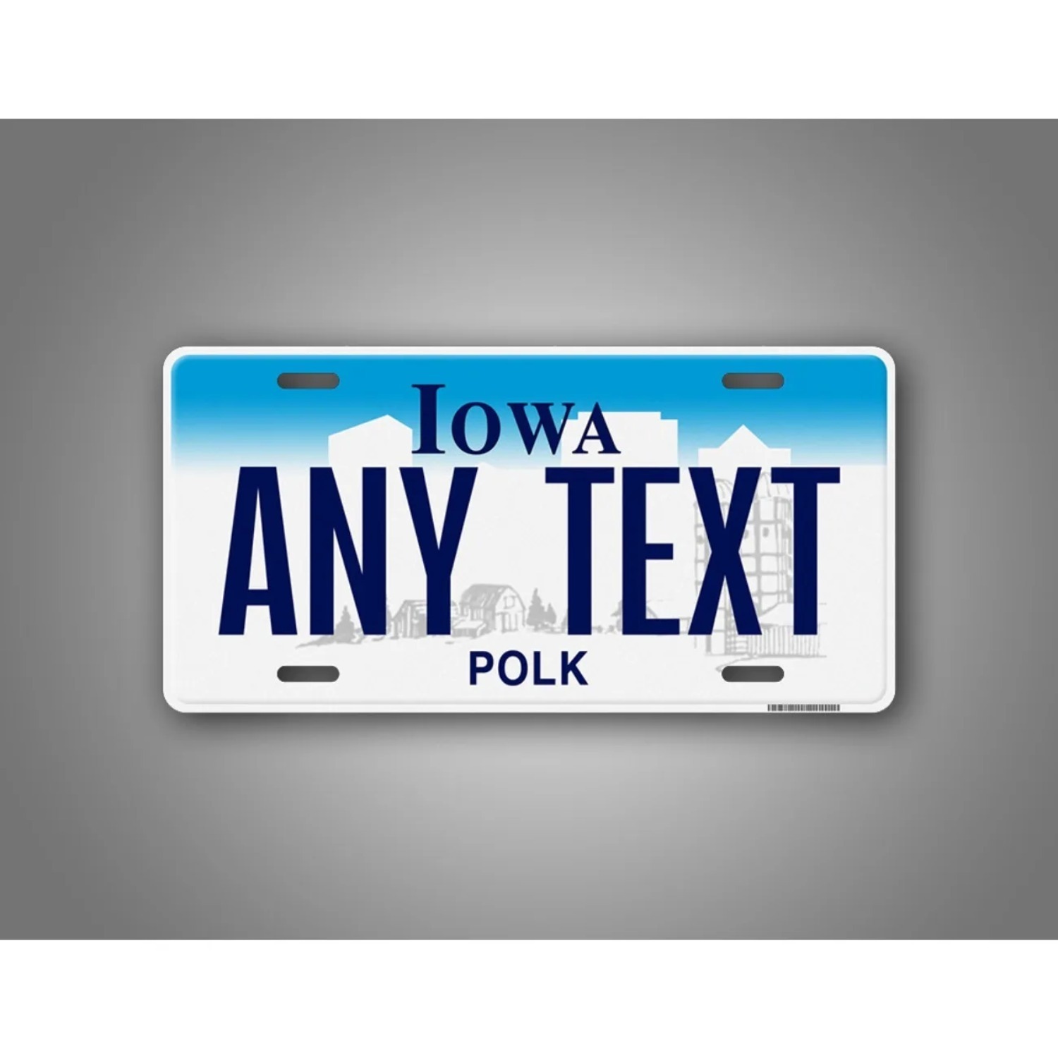 Personalized Iowa Vintage Meta - Vintage Collectible Signs recension och pris