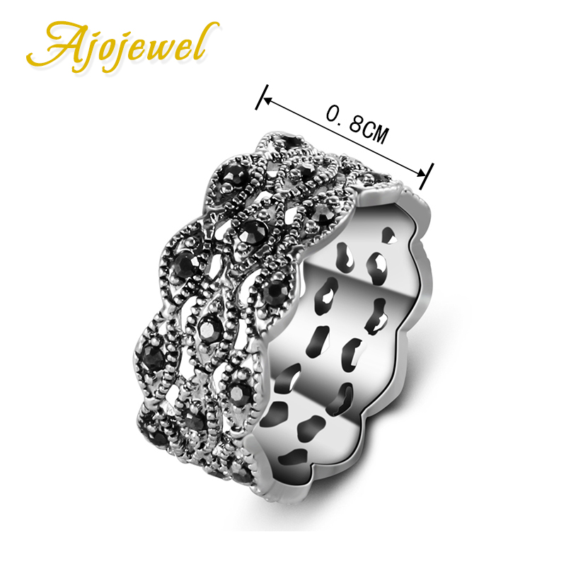 Ajojewel 3 Layer Rhinestone Ri - Vintage Collectible Items recension och pris