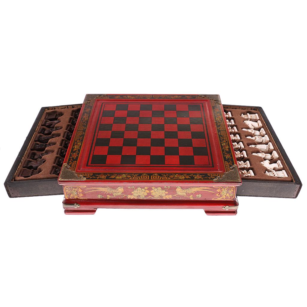 Chinese Chess Set Resin Antiqu - Vintage Collectible Board Games recension och pris