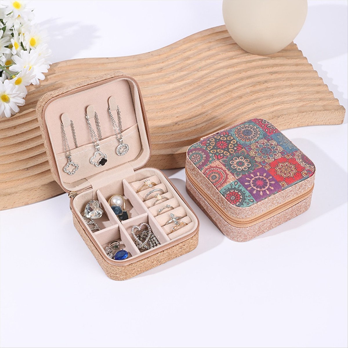 [N84R] 4PCS Vintage Cork Jewel - Vintage Zipper recension och pris