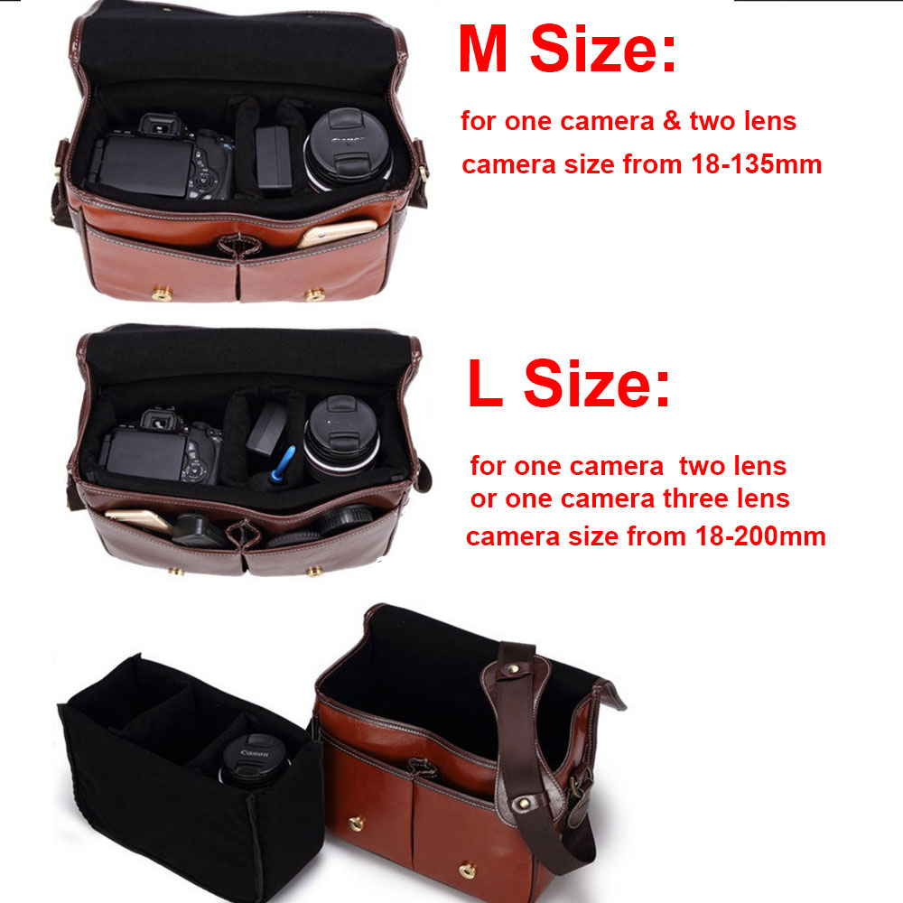 Scione Camera Bag PU Leather I - Photo Develop Tank recension och pris