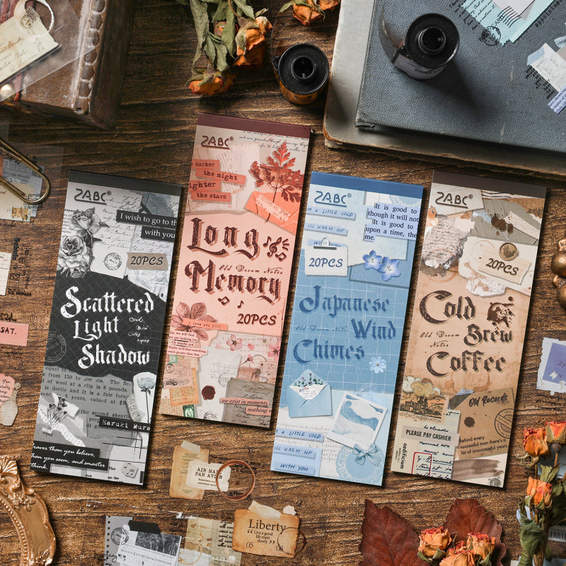 20pcs/lot Vintage Die-Cut Stic - Vintage Collectible Books recension och pris
