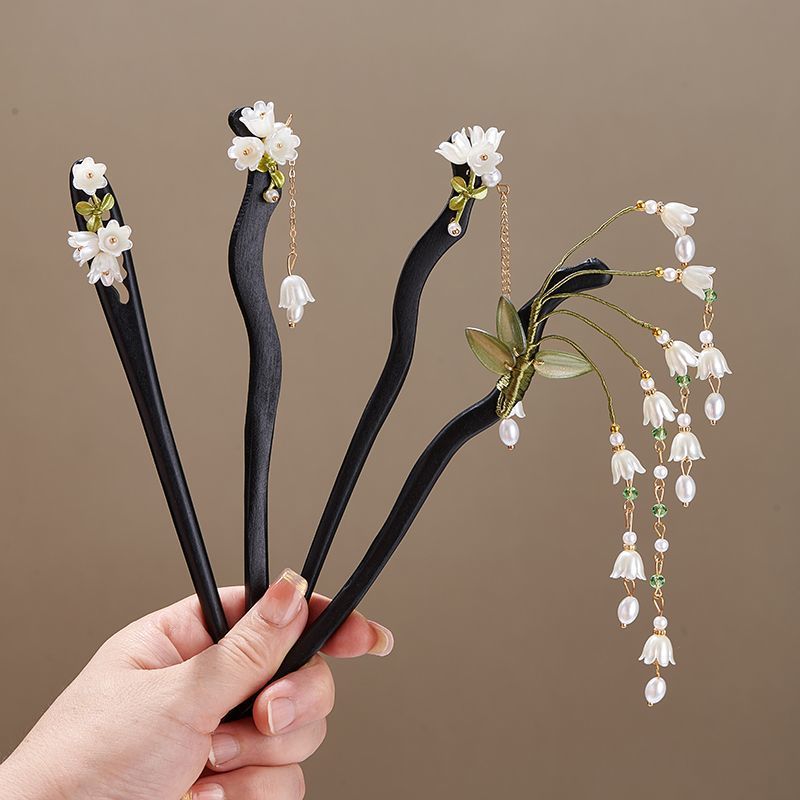 Wooden Flower Hairpin Vintage  - Vintage Collectibles For Sale recension och pris