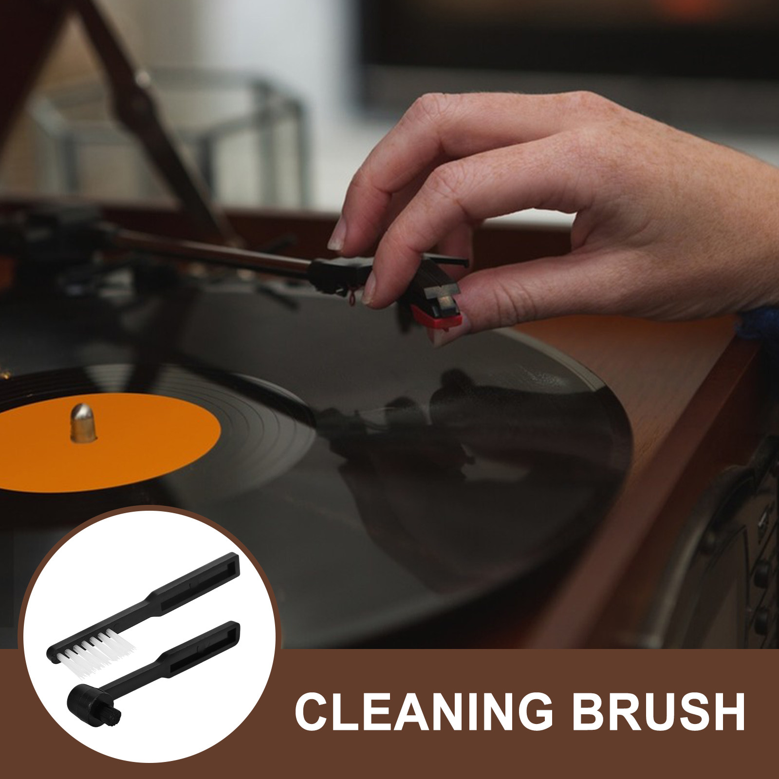2 Pcs Record Player Needle Cle - Vinyl Record Cleaner recension och pris