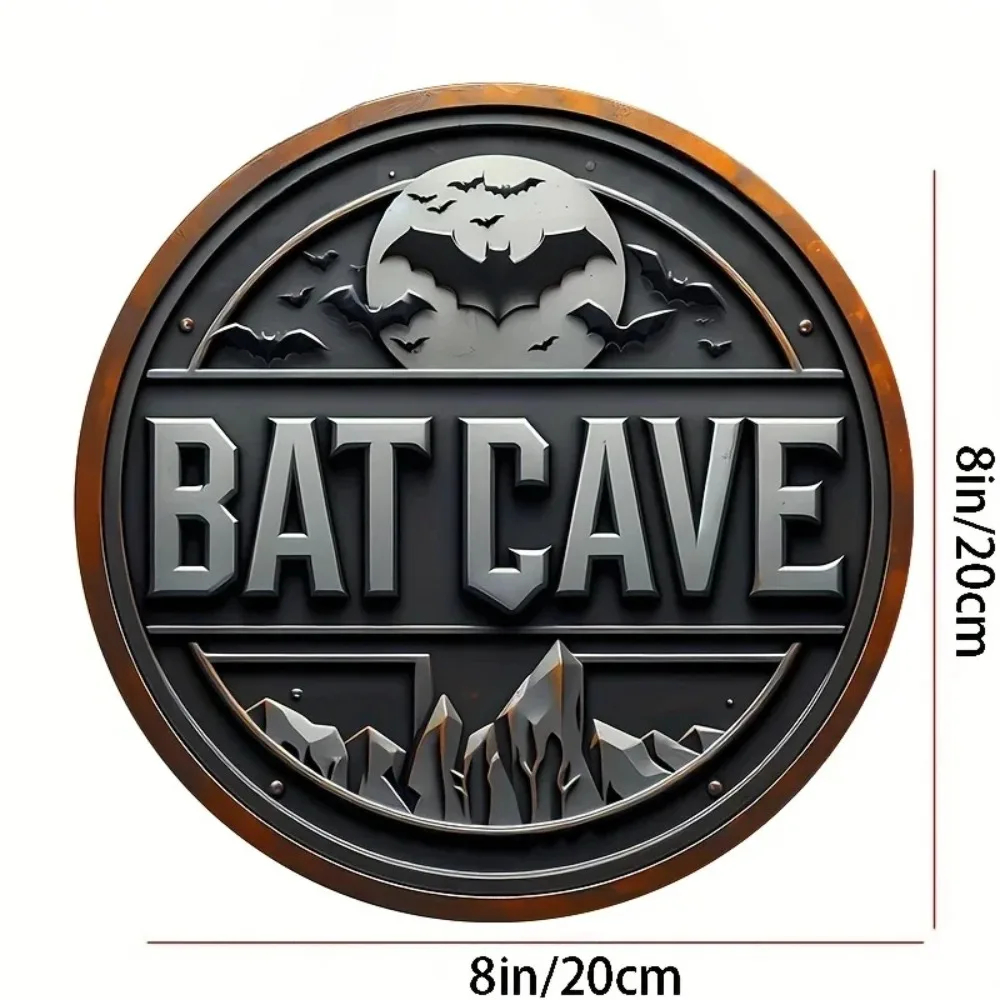 Vintage Batcave Metal Sign - 8 - Vintage Collectible Signs recension och pris