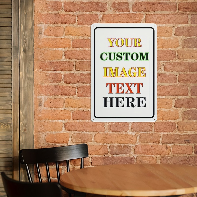 Custom Photo Rectangular Iron  - Vintage Collectible Signs recension och pris