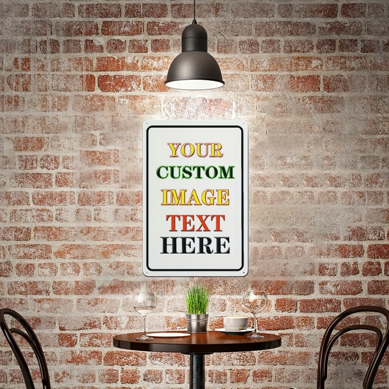 Custom Photo Rectangular Iron  - Vintage Collectible Signs recension och pris