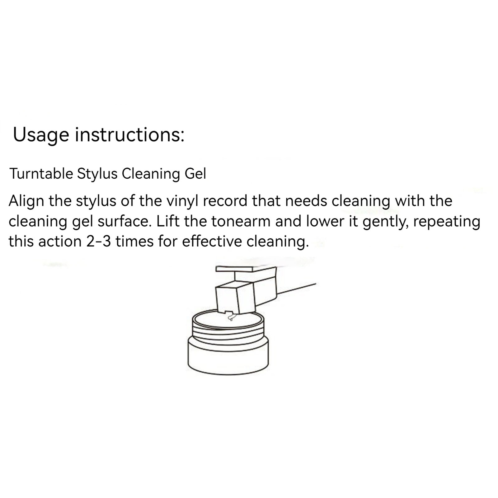 Stylus Cleaning Glue Reusable  - Vinyl Record Cleaner recension och pris