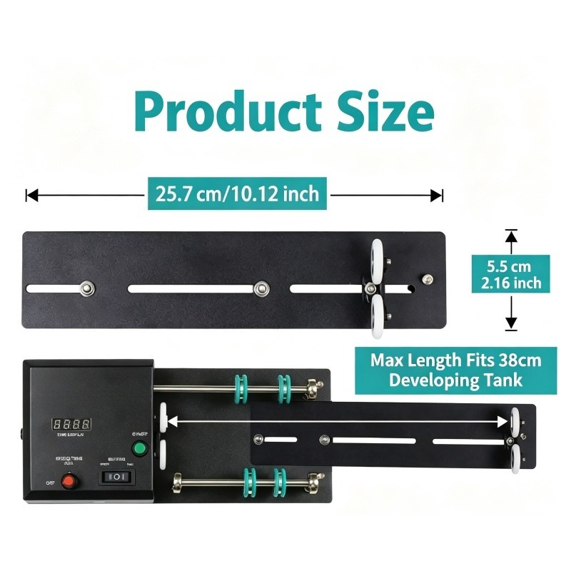 Electric Rolling Washing Brack - Photo Develop Tank recension och pris