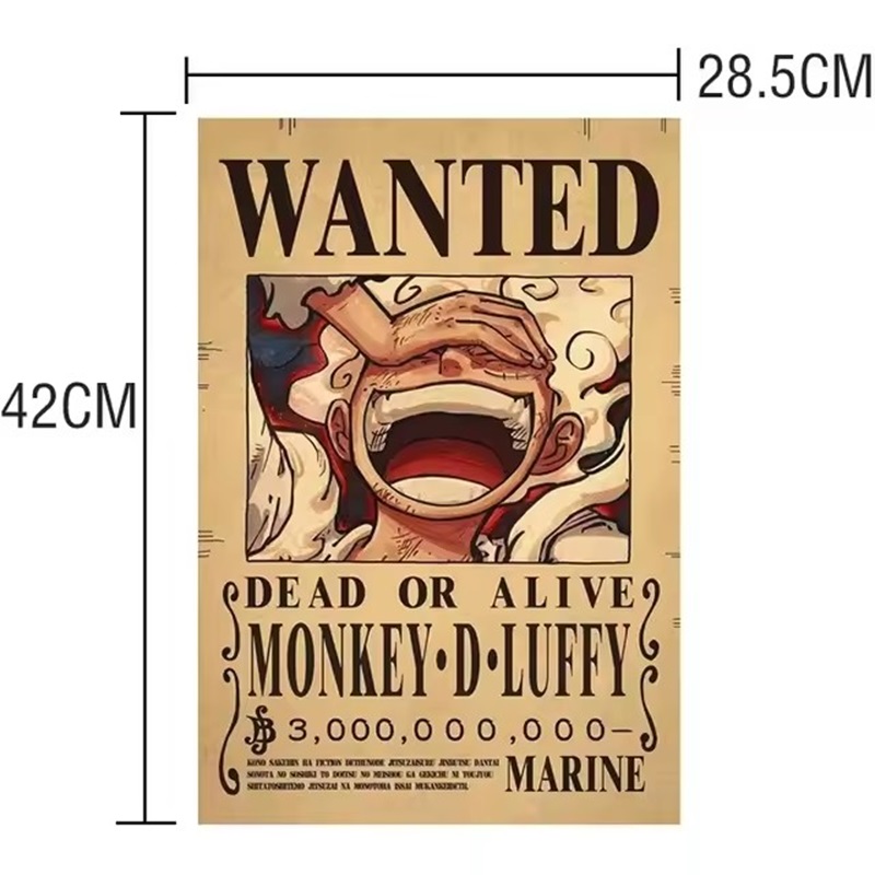 Anime One Piece Bounty Wanted  - Vintage Collectible Items recension och pris