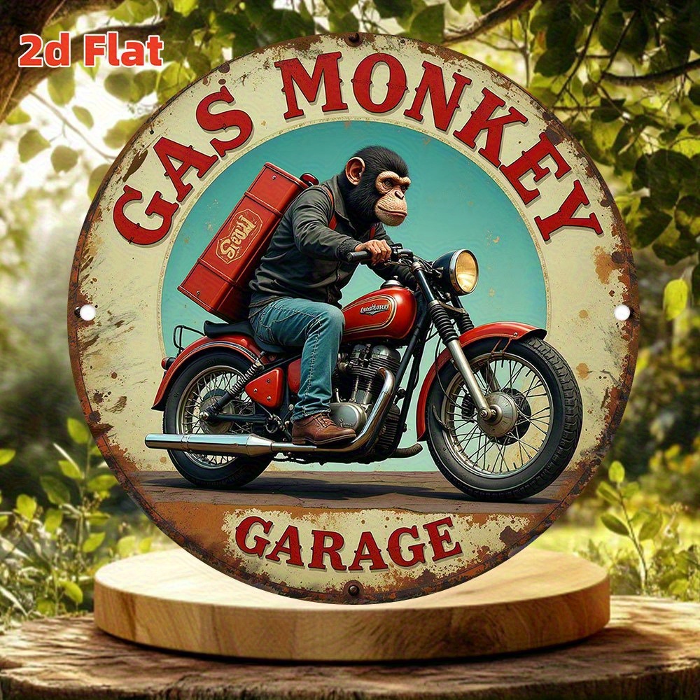 Vintage Gas Monkey Garage Wall - Vintage Collectible Signs recension och pris