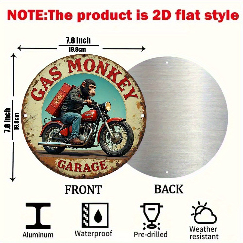 Vintage Gas Monkey Garage Wall - Vintage Collectible Signs recension och pris