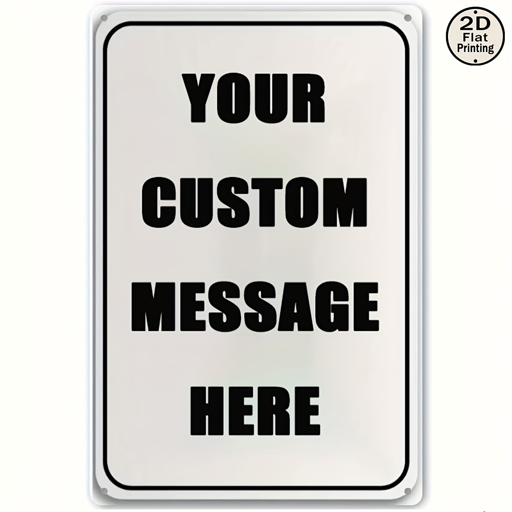 Custom Metal Tin Sign Personal - Vintage Collectible Signs recension och pris