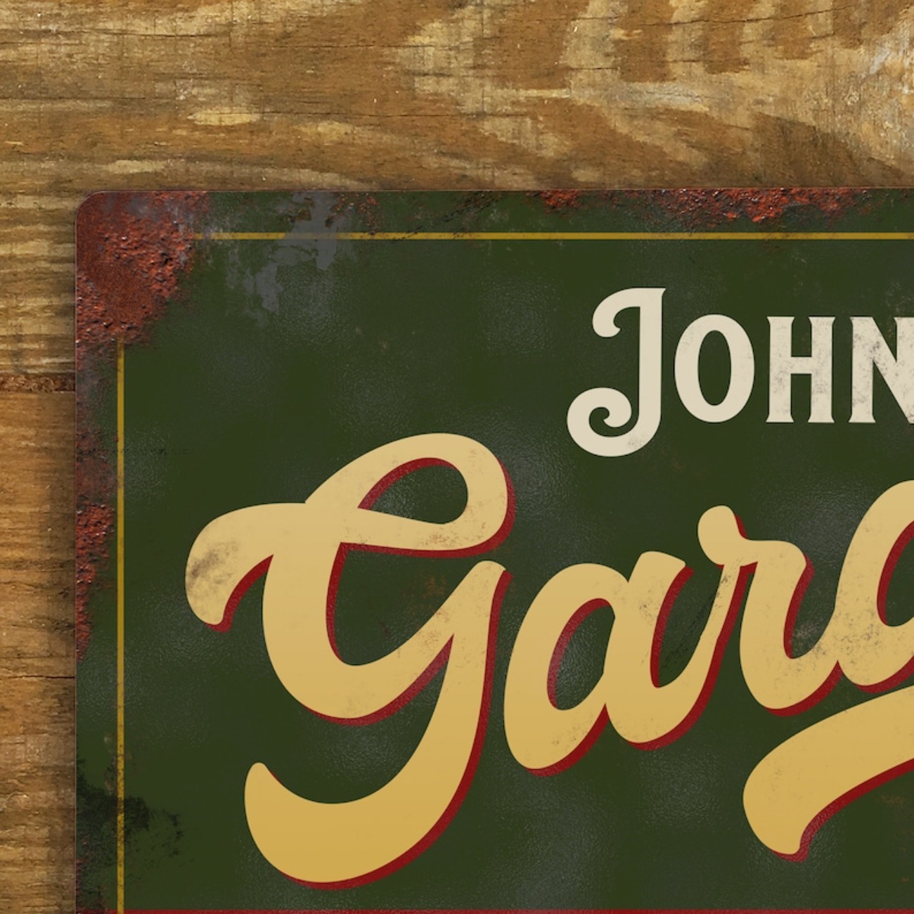 Custom Personalised Garage Met - Vintage Collectible Signs recension och pris