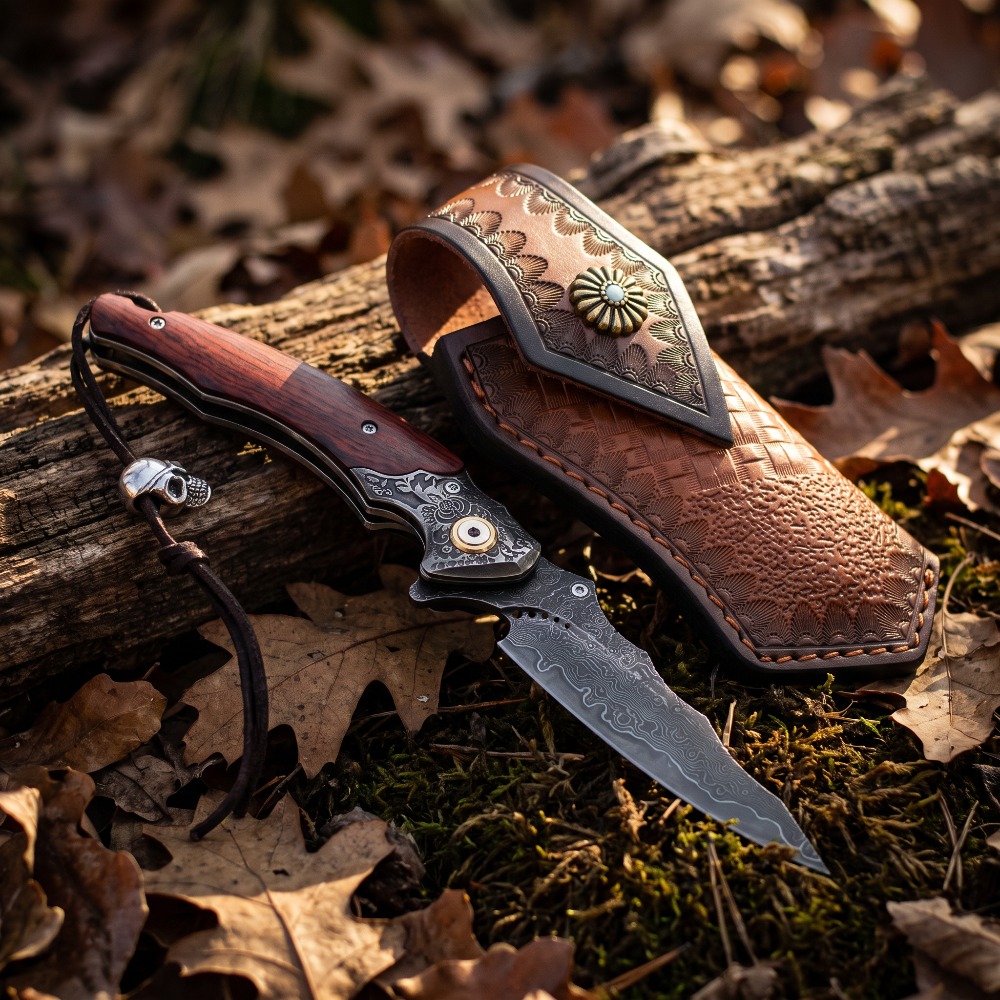 Vintage Engraved Foldable Knif - Vintage Collectible Pocket Knives recension och pris