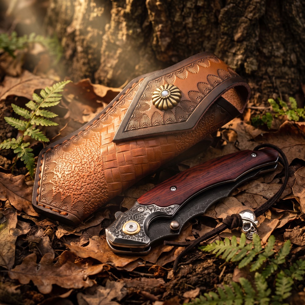 Vintage Engraved Foldable Knif - Vintage Collectible Pocket Knives recension och pris