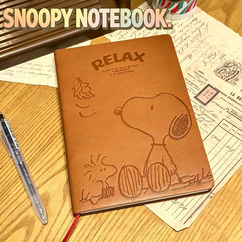 Vintage Snoopy A5 Leather Note - Vintage Collectible Books recension och pris